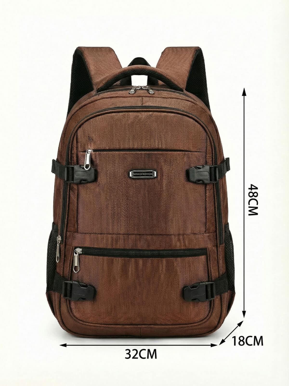 Mochila De Costas Executiva Casual Viagem Grande Capacidade Multi-bolsos Notebook - Imagem 8