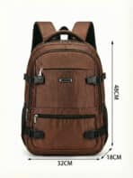 Mochila De Costas Executiva Casual Viagem Grande Capacidade Multi-bolsos Notebook - Imagem 8