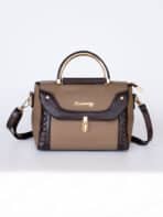 Bolsa Feminina Elegante em Couro Sintético Premium - Detalhes Sofisticados!