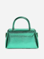 Bolsa Transversal garotas quadrada padrão de crocodilo alça superior - Imagem 3