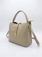 Bolsa De Ombro Minimalista Estruturada Elegante Ombro e Transversal Estilo Old Money - Imagem 3