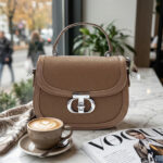 Bolsa feminina Couro Elegante – Compacta e Versátil multifuncional da moda moderna e com estilo