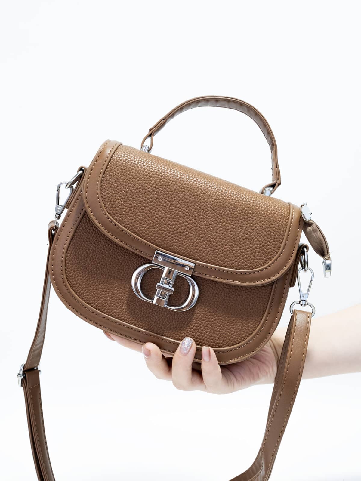 Bolsa feminina Couro Elegante – Compacta e Versátil multifuncional da moda moderna e com estilo - Imagem 2