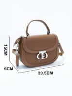 Bolsa feminina Couro Elegante – Compacta e Versátil multifuncional da moda moderna e com estilo - Imagem 9