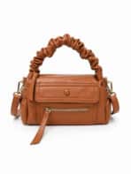 Bolsa De Ombro Minimalista Chic Detalhe Alça Franzida Ruched Bag Transversal - Imagem 2