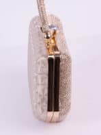 Clutch Pedraria com Alça de Mão e Corrente Brilho Festa - Imagem 8