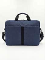 Bolsa Pasta Notebook 15.6 Polegadas Executiva Azul Alça Transversal Viagem Trabalho