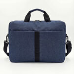 Bolsa Pasta Notebook 15.6 Polegadas Executiva Azul Alça Transversal Viagem Trabalho
