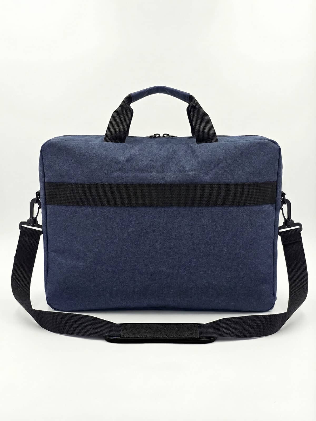 Bolsa Pasta Notebook 15.6 Polegadas Executiva Azul Alça Transversal Viagem Trabalho - Imagem 3