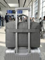 Pasta Bolsa Notebook 15.6 Polegadas Executiva Slim Unissex Alça Transversal Viagem Trabalho - Imagem 4