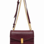 Bolsa Feminina Transversal De Luxo Alça Corrente Dourada Elegante Festa E Dia A Dia