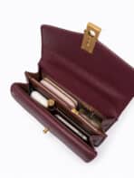 Bolsa Feminina Transversal De Luxo Alça Corrente Dourada Elegante Festa E Dia A Dia - Imagem 5