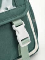 Mochila Ita Bag Soft Girl Urso Fofa Orelhinhas Colorblock Escolar Faculdade Viagem - Imagem 4