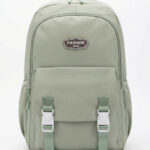 Mochila Minimalista Ulzzang Grande Capacidade Com Fivelas Para Escola