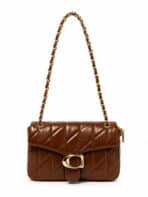 Bolsa Feminina Transversal Matelassê Luxo Alça Corrente Dourada Blogueira