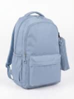 Mochila De Costas Minimalista Aesthetic Grande Capacidade Com Estojo Para Escola e Viagem - Imagem 2