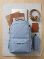 Mochila De Costas Minimalista Aesthetic Grande Capacidade Com Estojo Para Escola e Viagem - Imagem 5