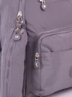 Kit Mochila e Estojo Escolar Juvenil Faculdade Nylon Impermeável Pequena Liso C303 - Imagem 5