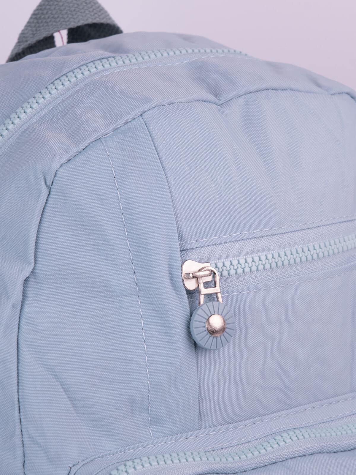 Kit Mochila e Estojo Escolar Juvenil Faculdade Nylon Impermeável Pequena Liso C304 - Imagem 6