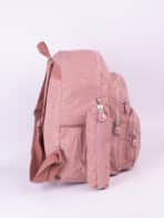 Kit Mochila e Estojo Escolar Juvenil Faculdade Nylon Impermeável Pequena Liso C305 - Imagem 4