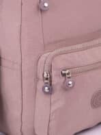 Kit Mochila e Estojo Escolar Juvenil Faculdade Nylon Impermeável Pequena Liso C306 - Imagem 5