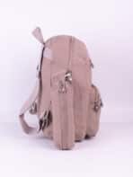 Kit Mochila e Estojo Escolar Juvenil Faculdade Nylon Impermeável Pequena Liso C306 - Imagem 4