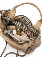 Bolsa Feminina Formato De Laço Matelassê Luxo Blogueira Alça De Corrente - Imagem 8