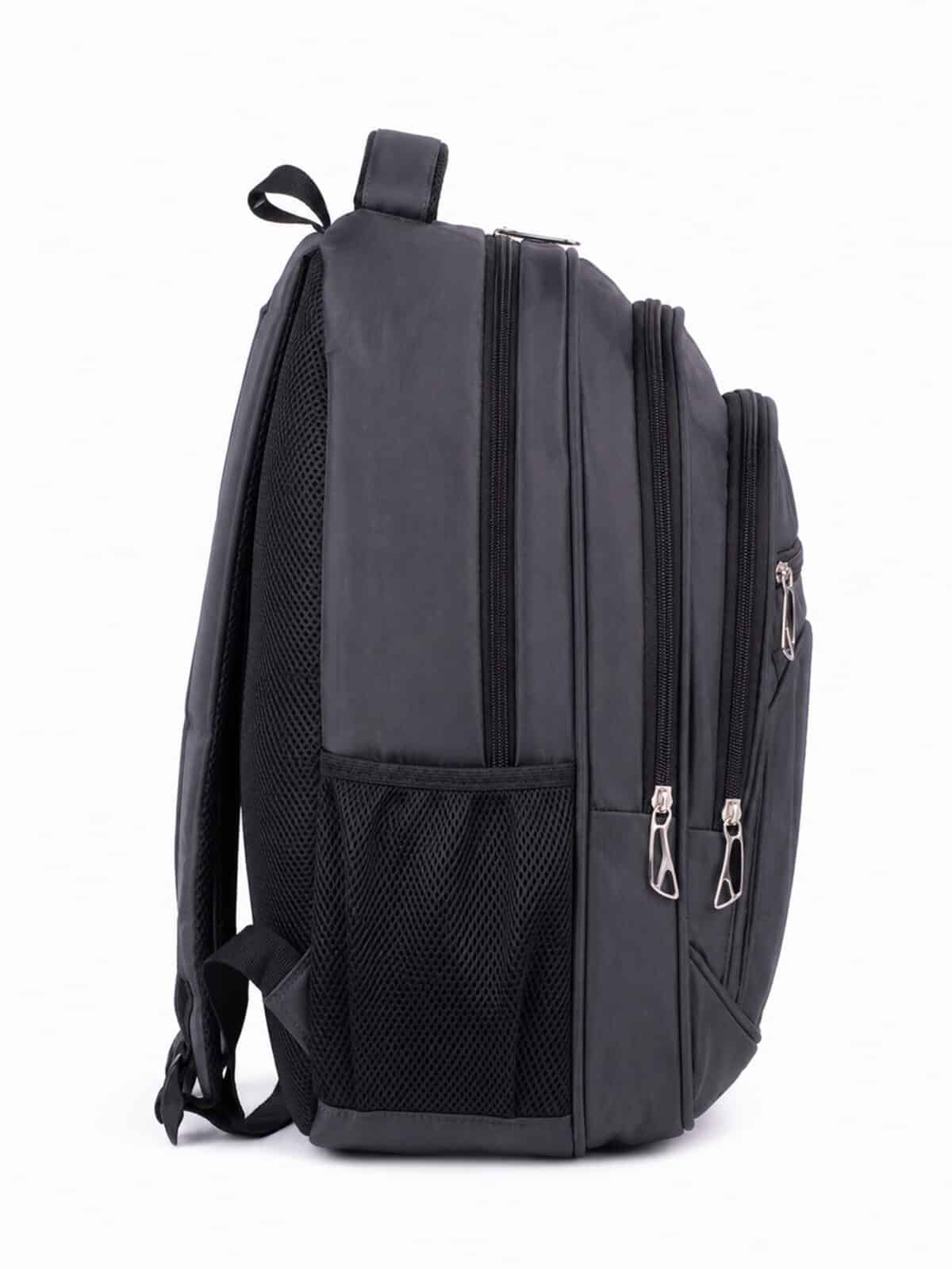 Mochila Masculina Minimalista Preta Grande Capacidade Para Notebook E Viagem 2561 - Imagem 3