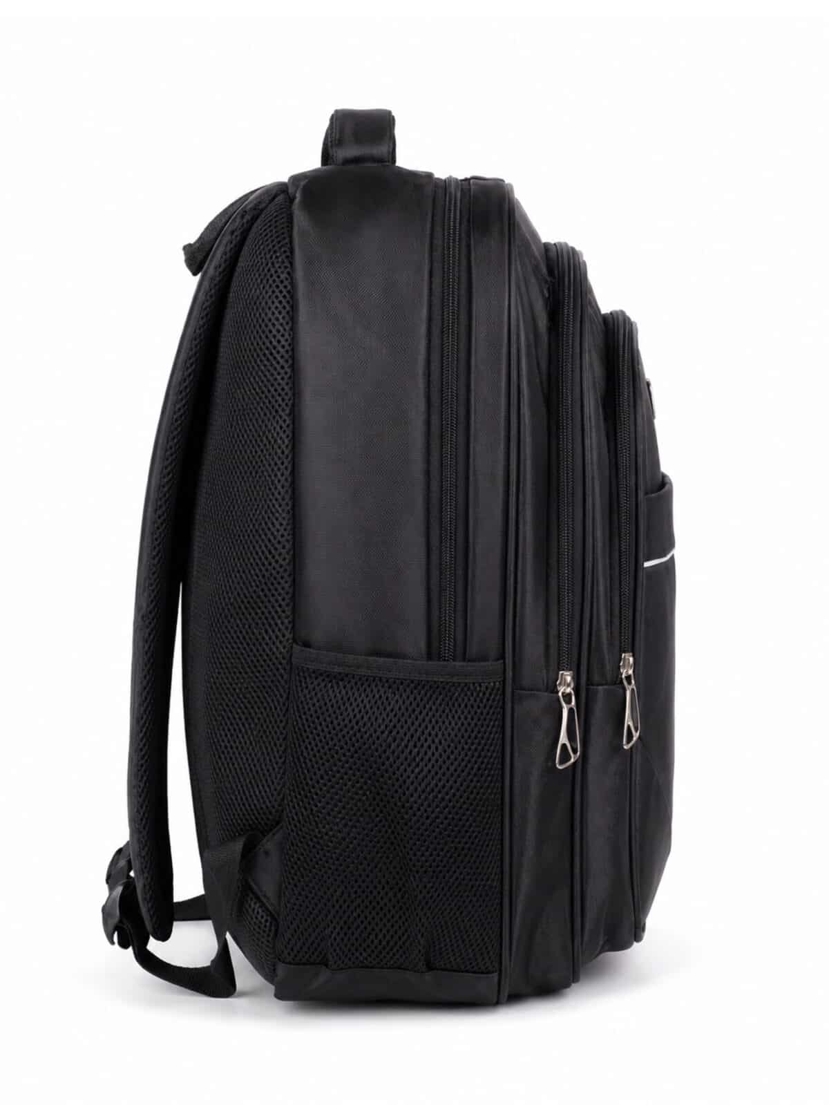 Mochila Masculina Minimalista Preta Grande Capacidade Para Notebook E Viagem 2562 - Imagem 4