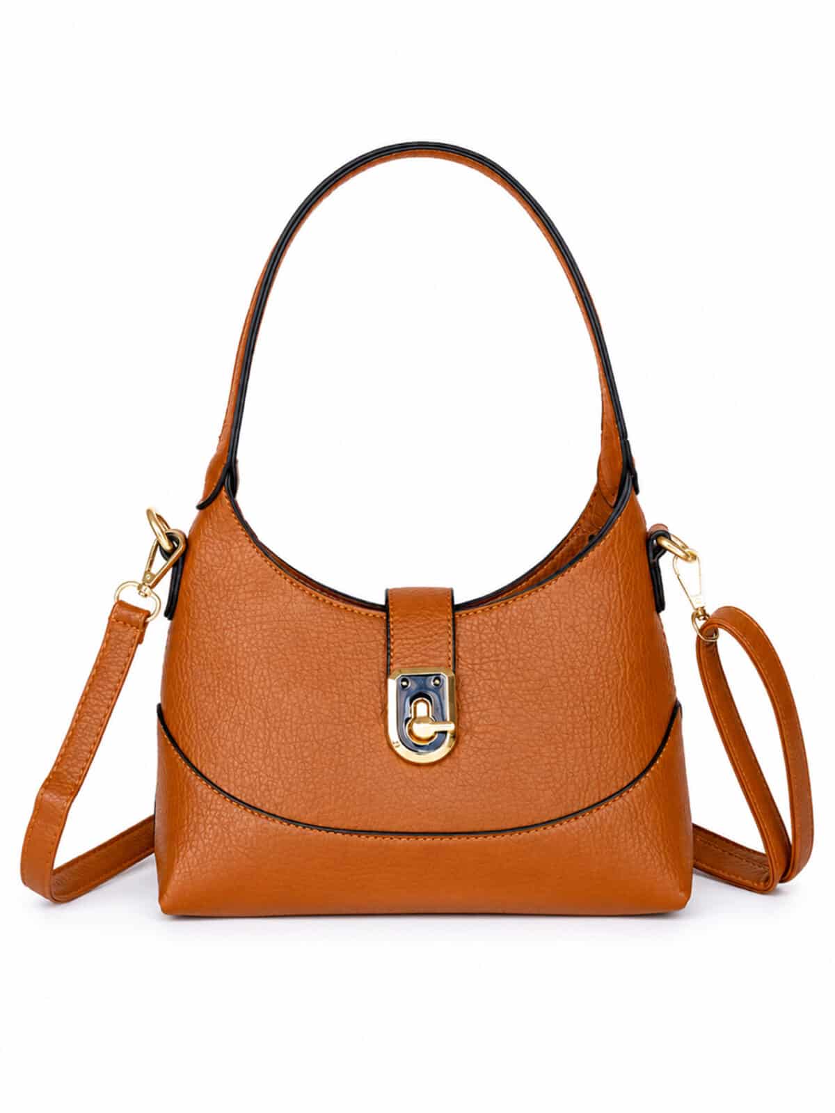 Bolsa Feminina De Ombro E Transversal Luxo Blogueira Alça Removível - Imagem 2