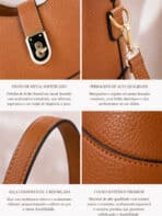 Bolsa Feminina De Ombro E Transversal Luxo Blogueira Alça Removível - Imagem 6