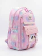 Mochila De Costas Aesthetic Tie Dye Soft Girl Grande Abertura 180º Com Múltiplas Divisórias - Imagem 2