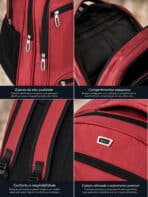 Mochila Reforçada Extra Grande Impermeável – Nylon Resistente e Muito Espaço 3006 - Imagem 5