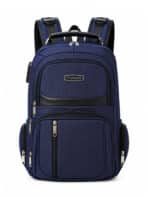Mochila Masculina Notebook Reforçada Anti-furto Com Cadeado E Entrada USB Grande Trabalho Viagem C-12