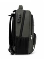 Mochila Notebook Reforçada Executiva Couro Sintético Premium Anti-furto Com Cadeado E USB C-13 - Imagem 4