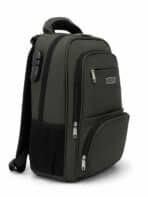 Mochila Notebook Reforçada Executiva Couro Sintético Premium Anti-furto Com Cadeado E USB C-14 - Imagem 3