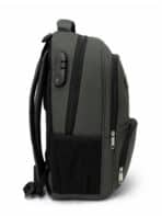 Mochila Notebook Reforçada Executiva Couro Sintético Premium Anti-furto Com Cadeado E USB C-14 - Imagem 5