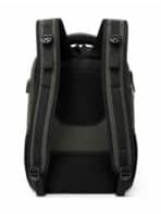 Mochila Notebook Reforçada Executiva Couro Sintético Premium Anti-furto Com Cadeado E USB C-14 - Imagem 7