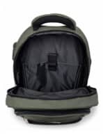 Mochila Notebook Reforçada Executiva Couro Sintético Premium Anti-furto Com Cadeado E USB C-14 - Imagem 8