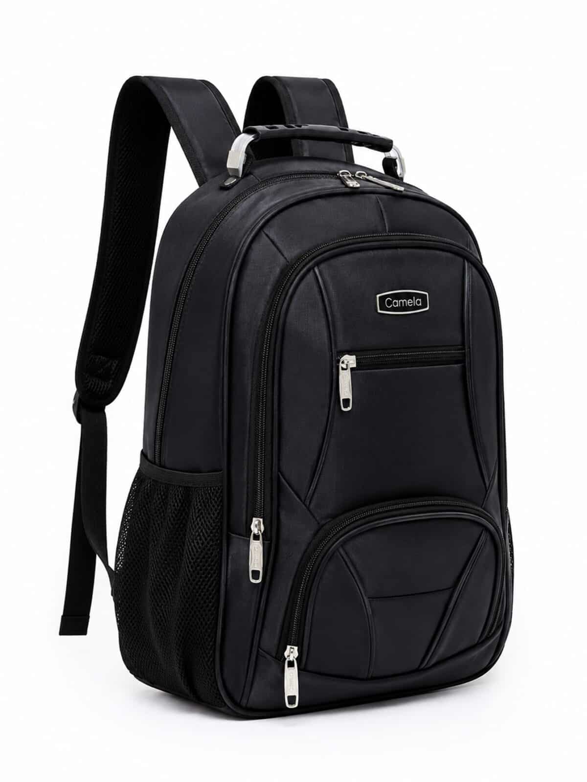 Mochila Notebook Reforçada Impermeável Nylon Masculina Feminina Escolar Trabalho Viagem Grande C-15 - Imagem 3