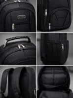 Mochila Notebook Reforçada Impermeável Nylon Masculina Feminina Escolar Trabalho Viagem Grande C-15 - Imagem 8