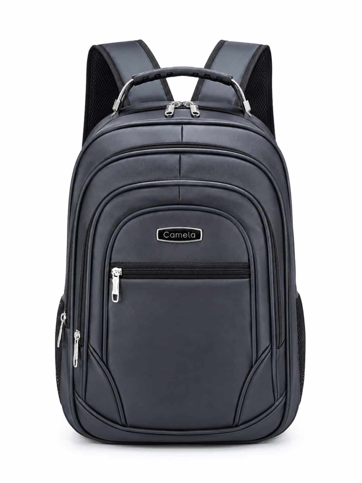Mochila Notebook Reforçada Impermeável Nylon Masculina Feminina Escolar Trabalho Viagem Grande C-16 - Imagem 2
