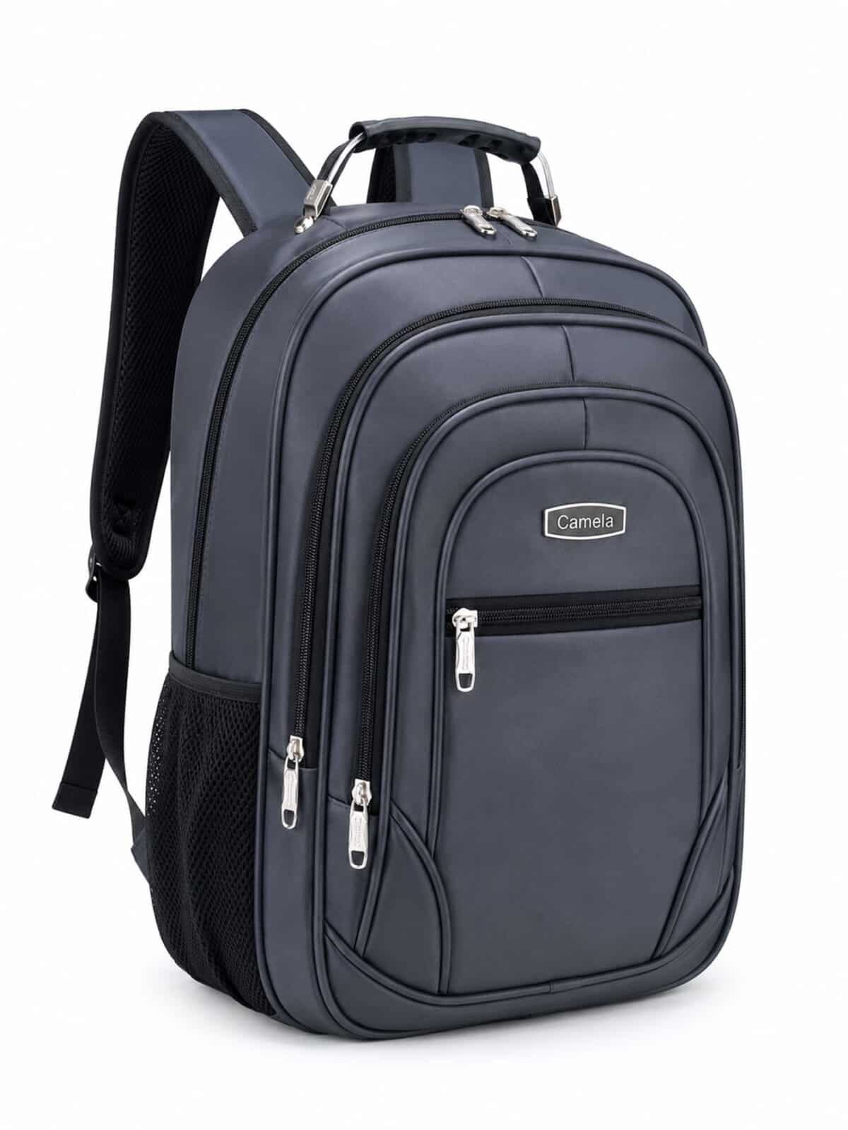 Mochila Notebook Reforçada Impermeável Nylon Masculina Feminina Escolar Trabalho Viagem Grande C-16 - Imagem 3