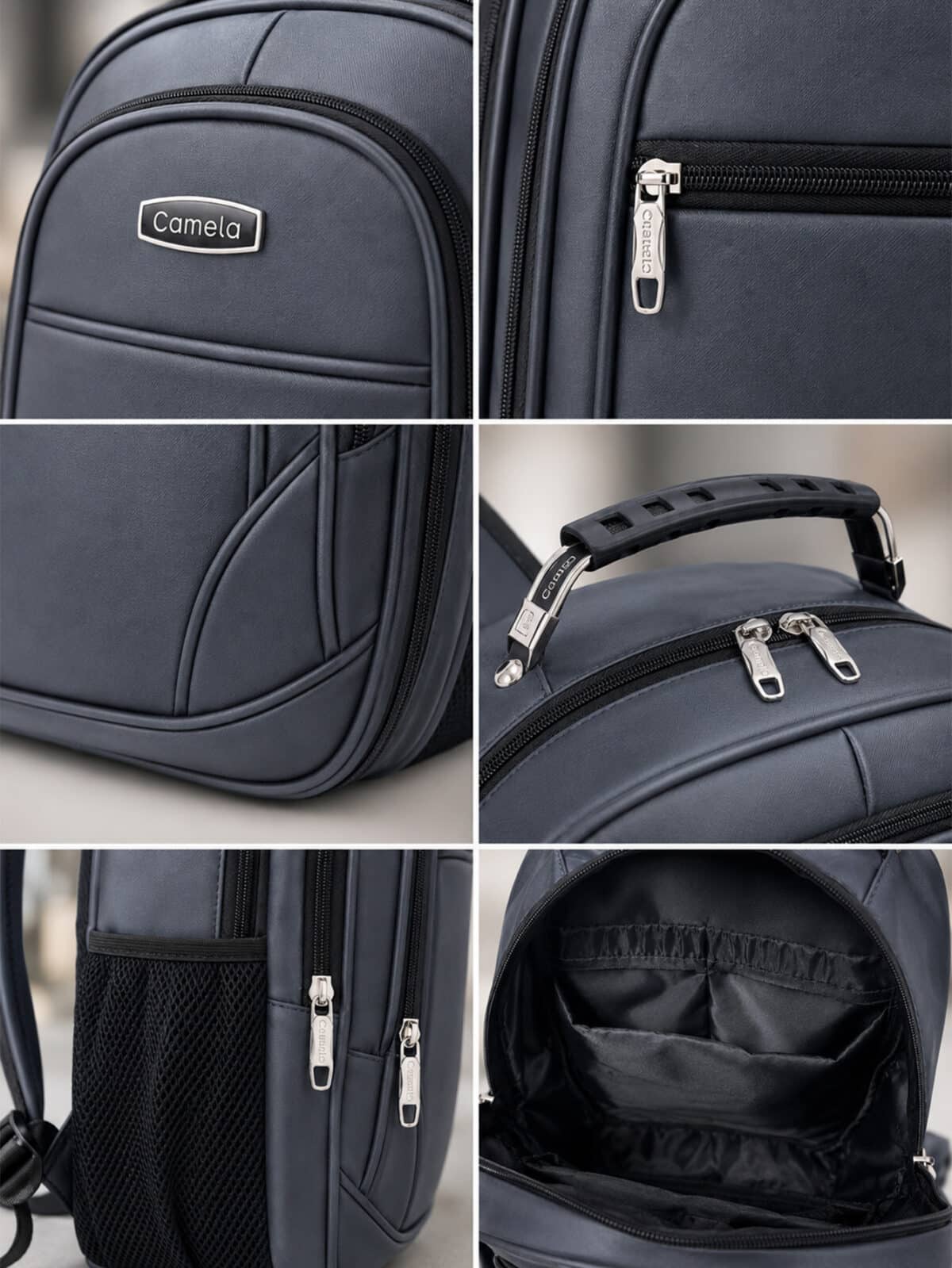 Mochila Notebook Reforçada Impermeável Nylon Masculina Feminina Escolar Trabalho Viagem Grande C-16 - Imagem 7