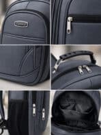 Mochila Notebook Reforçada Impermeável Nylon Masculina Feminina Escolar Trabalho Viagem Grande C-16 - Imagem 7