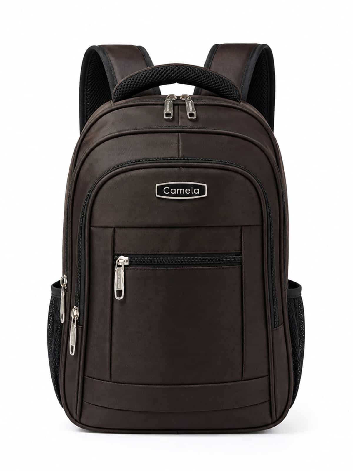 Mochila Masculina Notebook Impermeável Reforçada Compacta Slim Trabalho Escola C-17 - Imagem 2