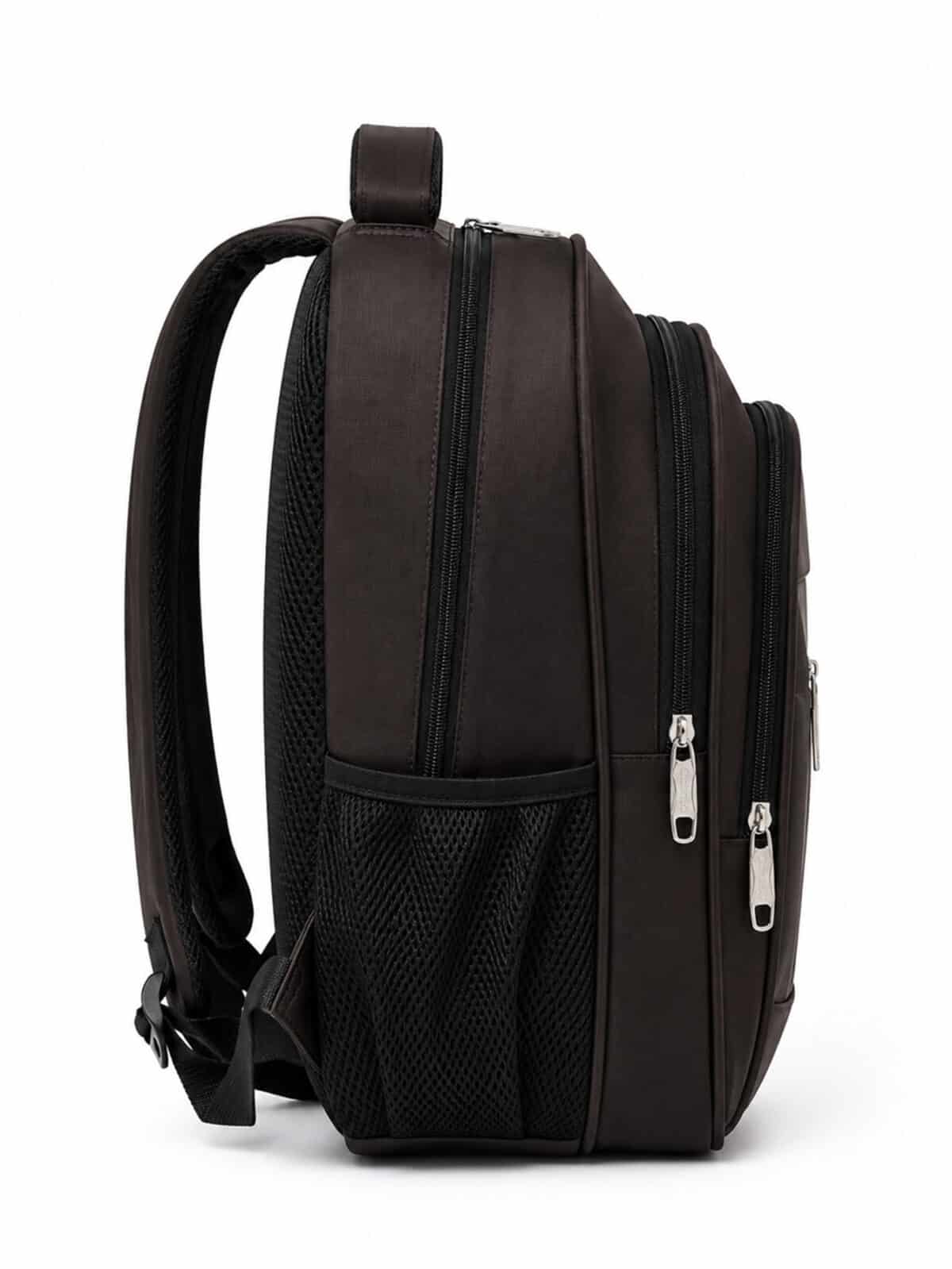 Mochila Masculina Notebook Impermeável Reforçada Compacta Slim Trabalho Escola C-17 - Imagem 4