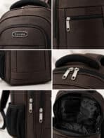 Mochila Masculina Notebook Impermeável Reforçada Compacta Slim Trabalho Escola C-17 - Imagem 8