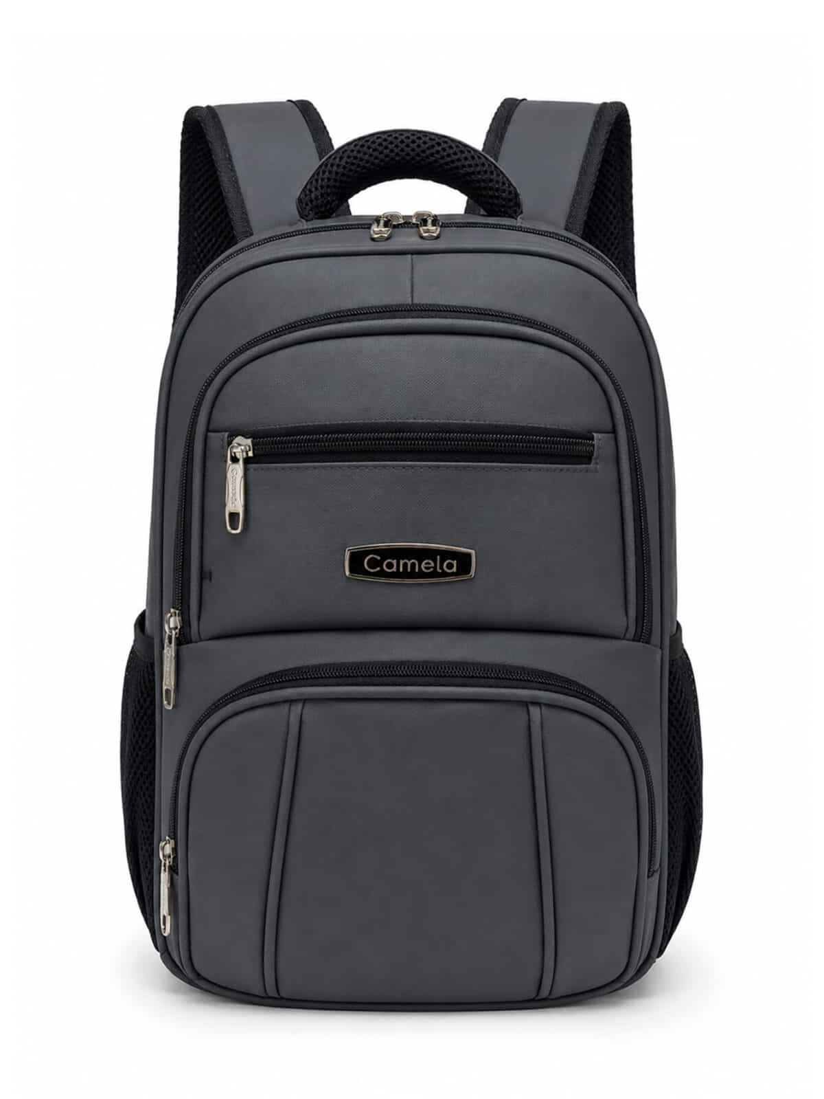Mochila Masculina Notebook Impermeável Reforçada Compacta Slim Trabalho Escola C-18 - Imagem 2