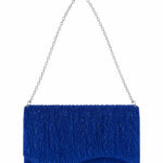 Bolsa Feminina Clutch De Festa Com Brilho Elegante Luxo Alça Corrente Removível C600-16